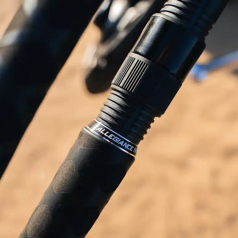 Penn Allegiance IV Surf Rod in action - surf fishing