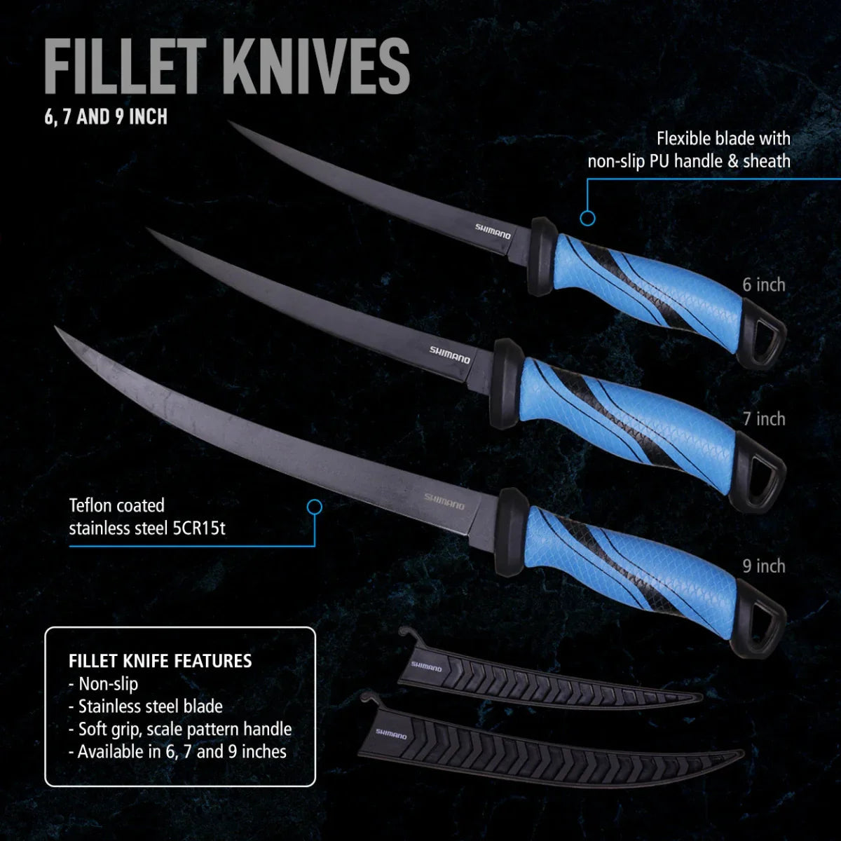 Shimano Fillet Knife blade and handle detail