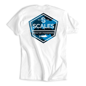 Scales Gear Scales Built Tee White - Rear View