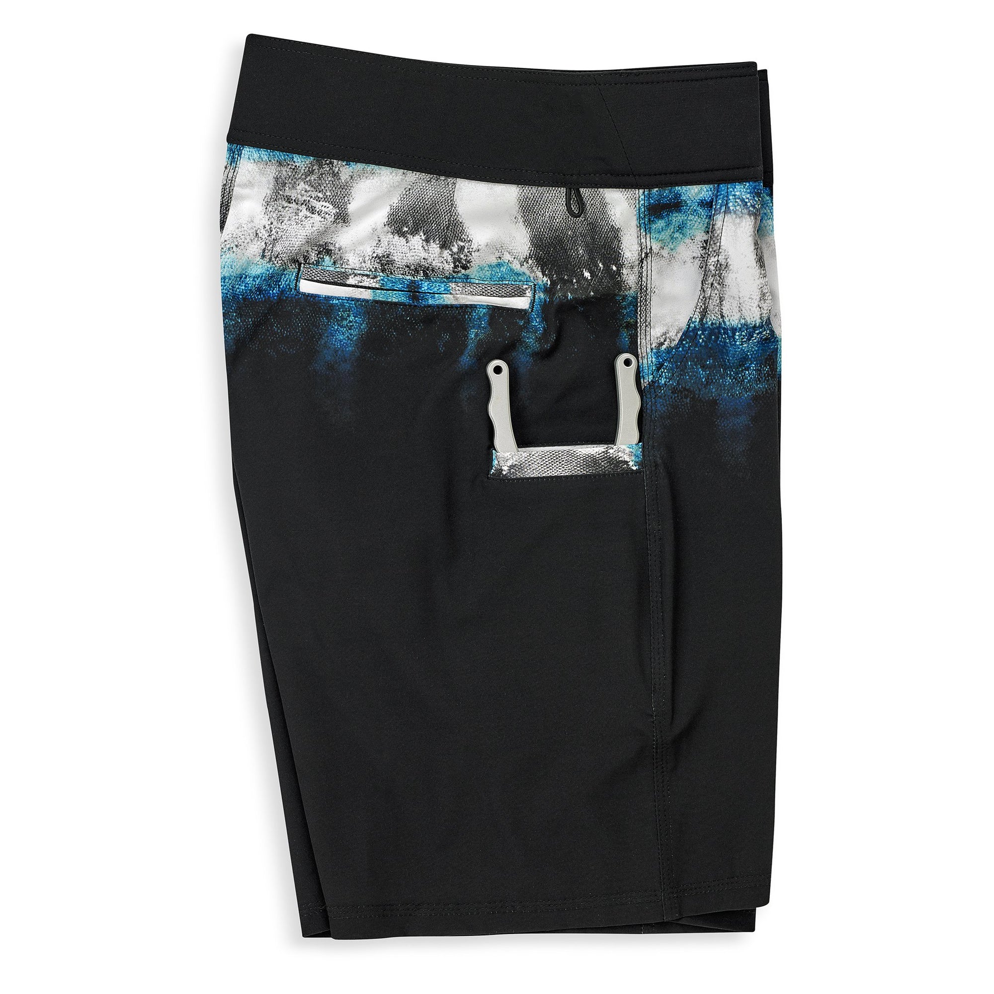 Scales Gear First Mates Boardshorts Hoo Stripes Black - Side View
