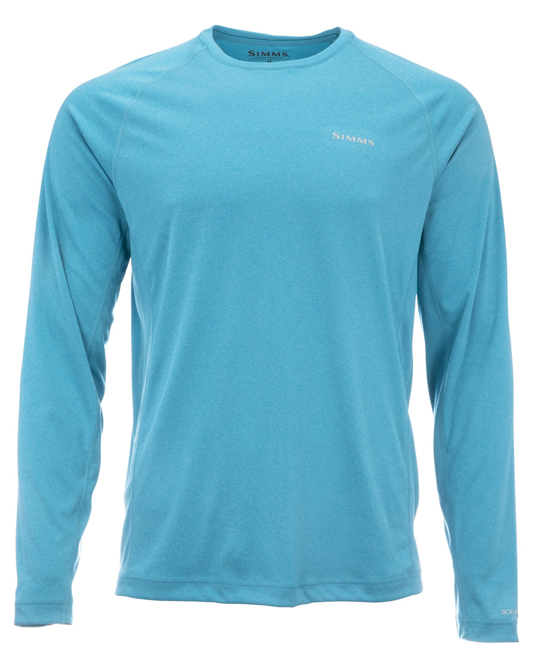 Simms Solarflex Long Sleeve Crewneck Meridian Heather