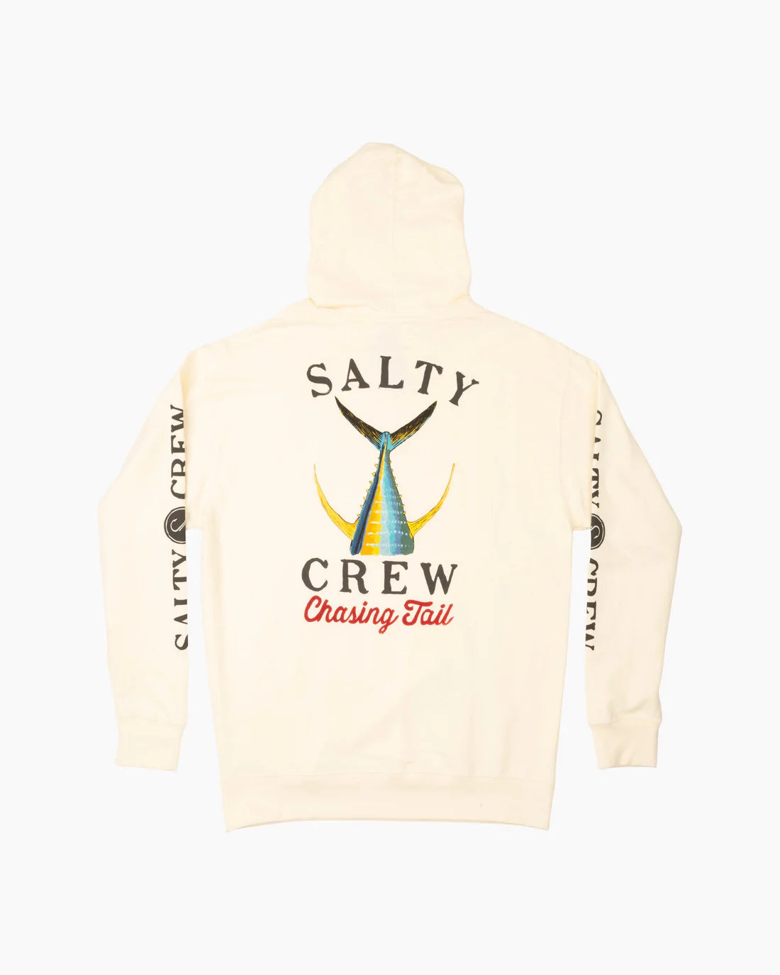 Salty Crew Tailed Hood Fleece Ivory Back