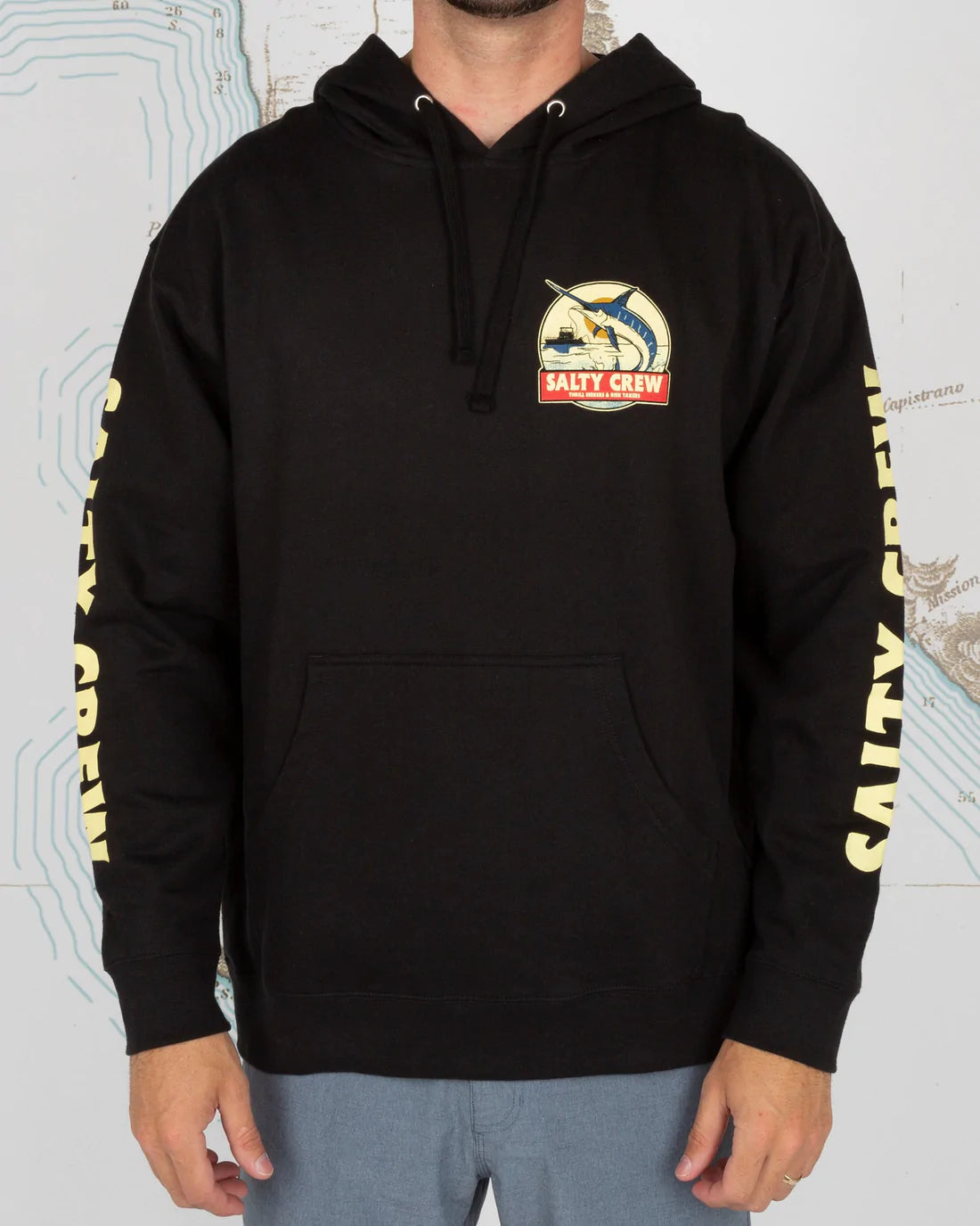 Salty crew 2025 black hoodie