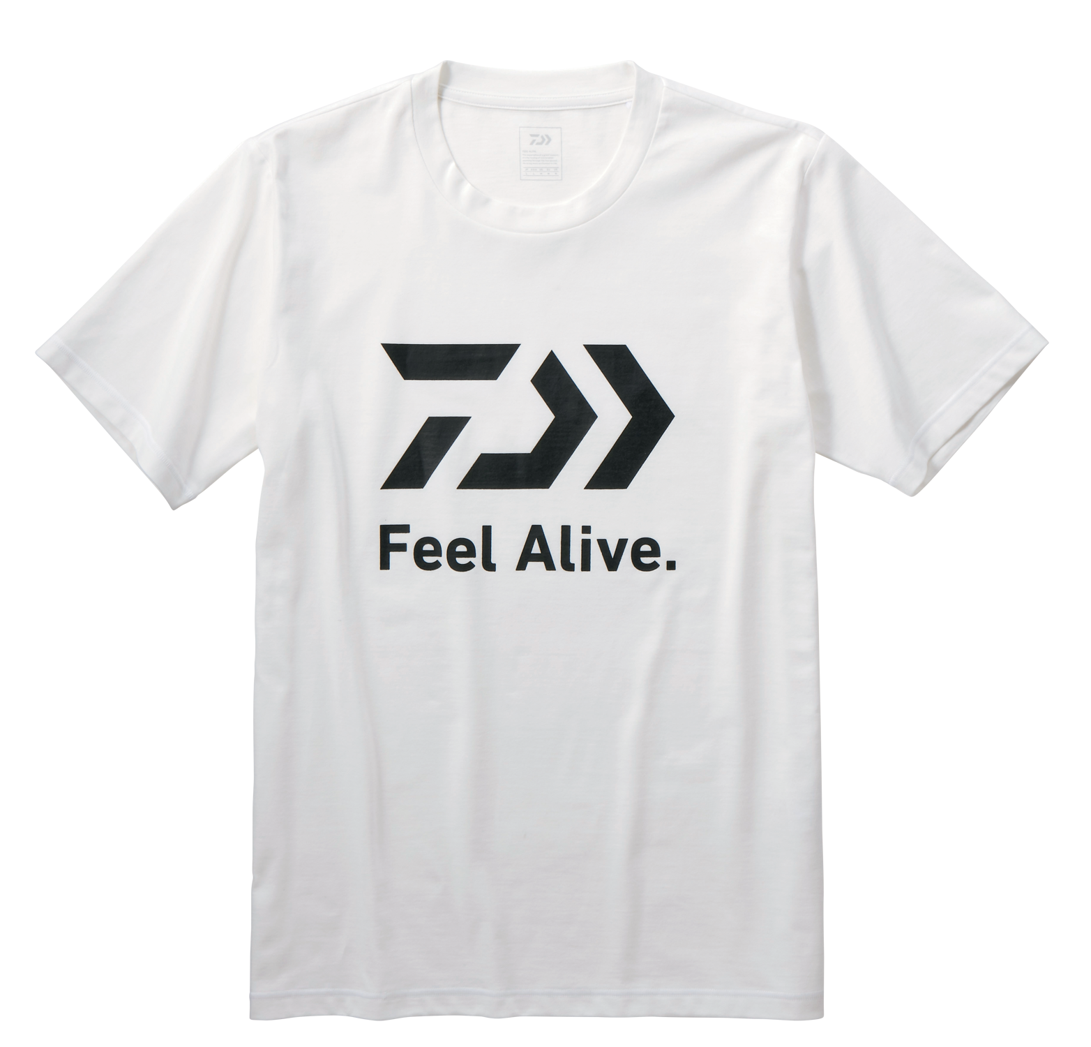 Daiwa Feel Alive Short Sleeve T-Shirt White