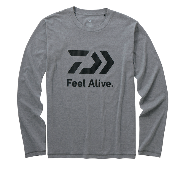 Daiwa Feel Alive Long Sleeve T-Shirt Grey