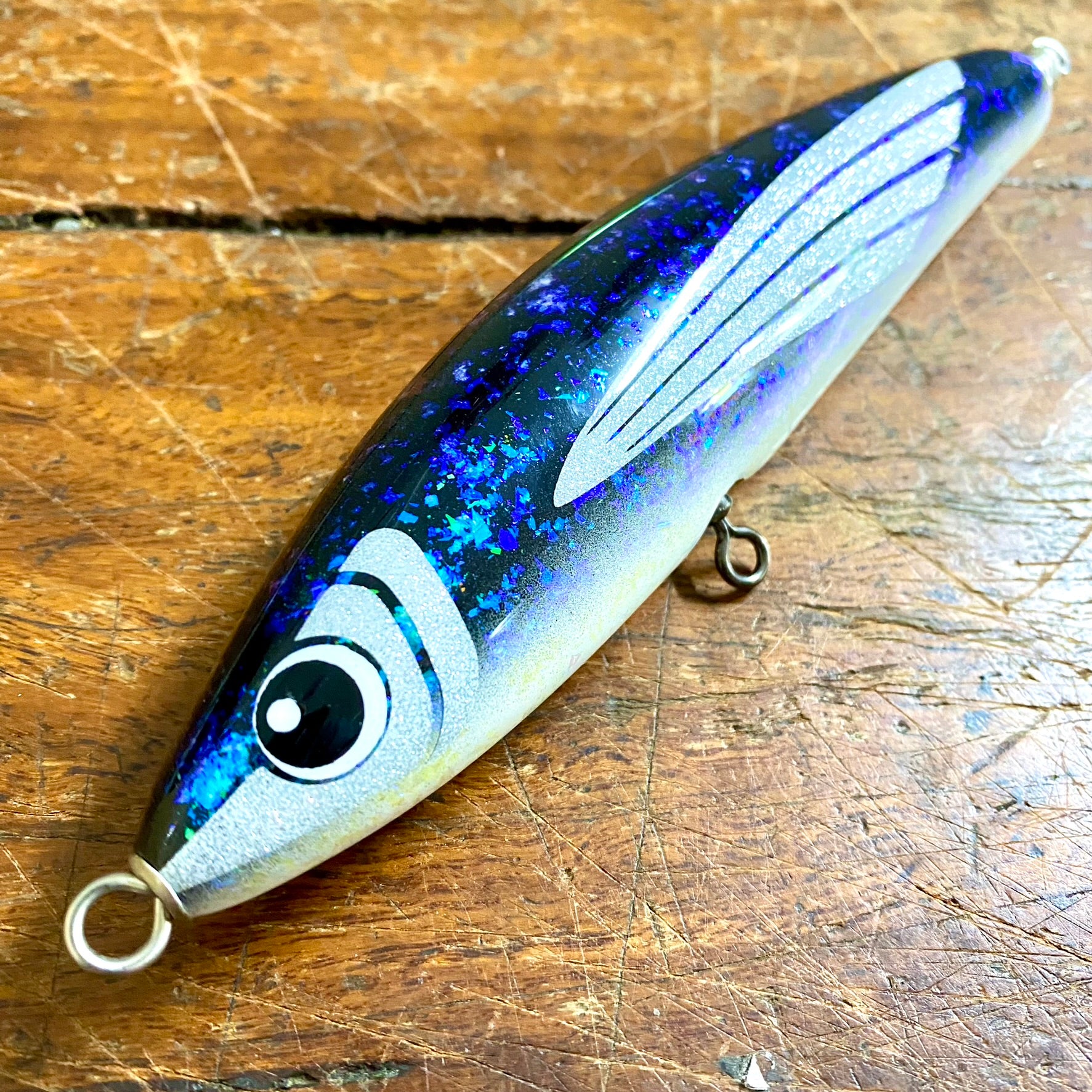 Reaction Lures S80 - 80g Sinking Stickbait Blue Flake