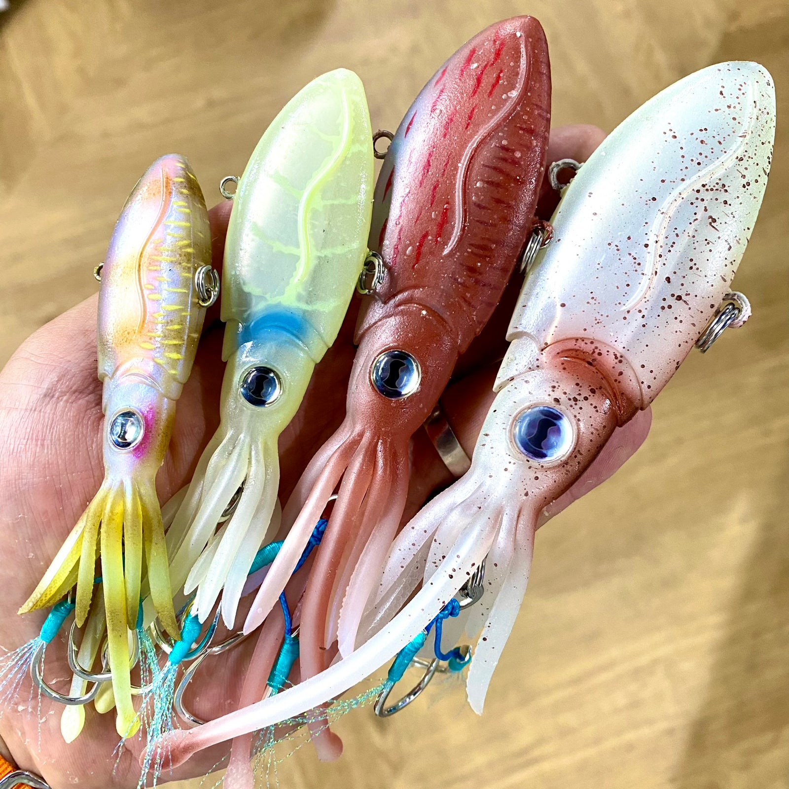 Nomad Squidtrex Squid Vibe Tagged Lure - Compleat Angler