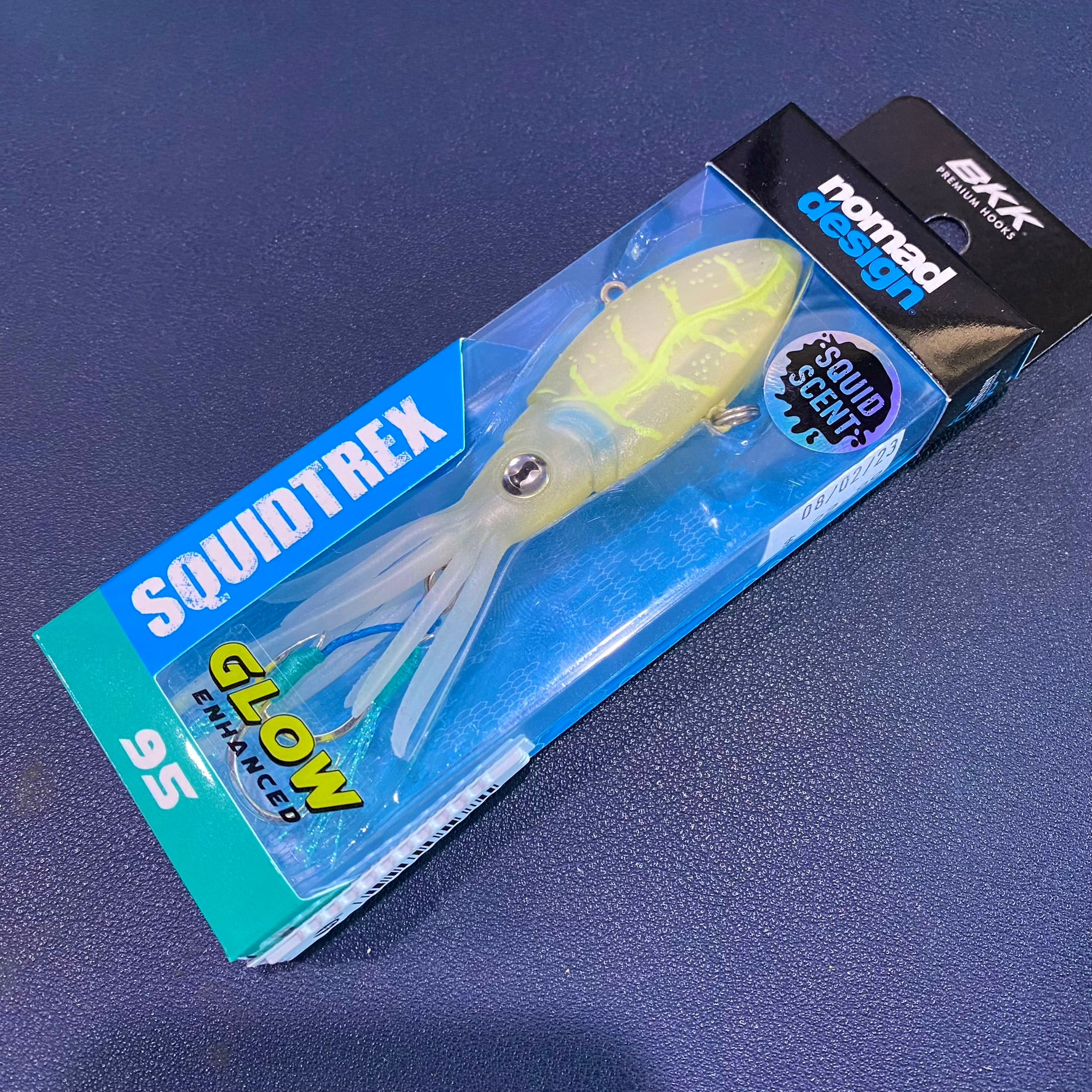 Nomad Squidtrex 95 Vibe - 95mm 32gm WTG White Glow