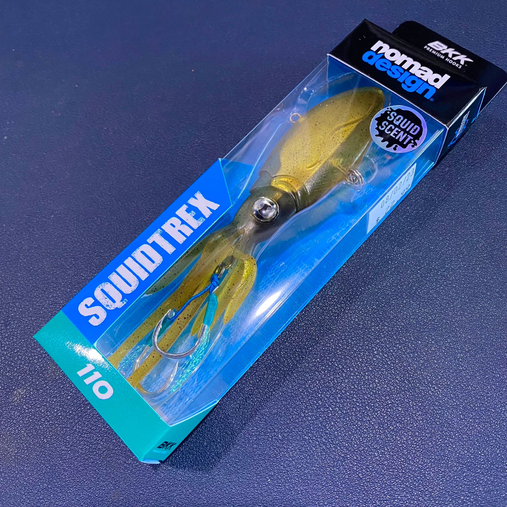 Nomad Squidtrex 110 Vibe - 110mm 52gm GGG Green Gold Gizzy