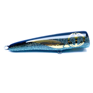 Load Lures Diving Outlaw 180F Popper Green Glitter Gold Foil
