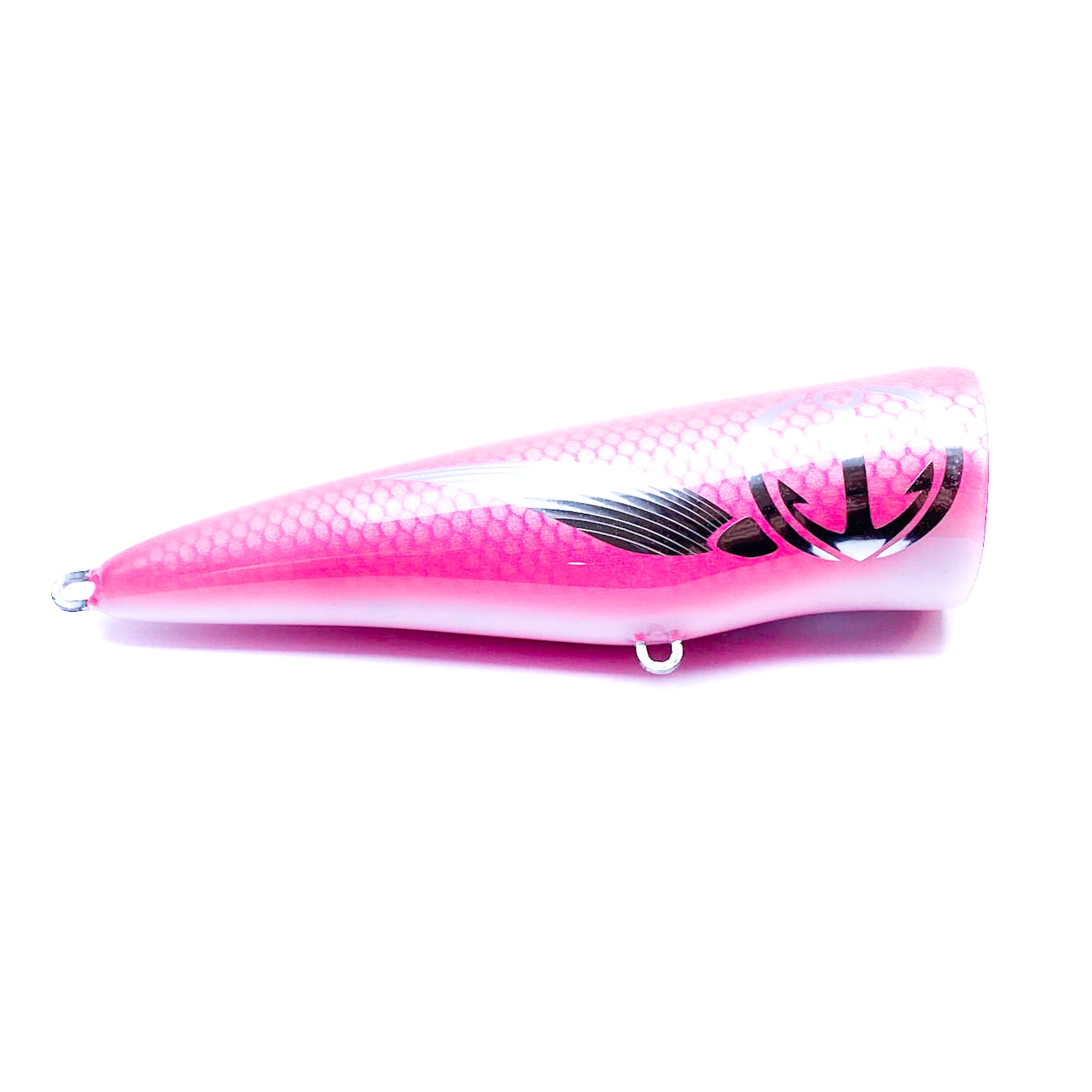 Load Lures Geet Seeker 180F Popper Pink Silver Foild
