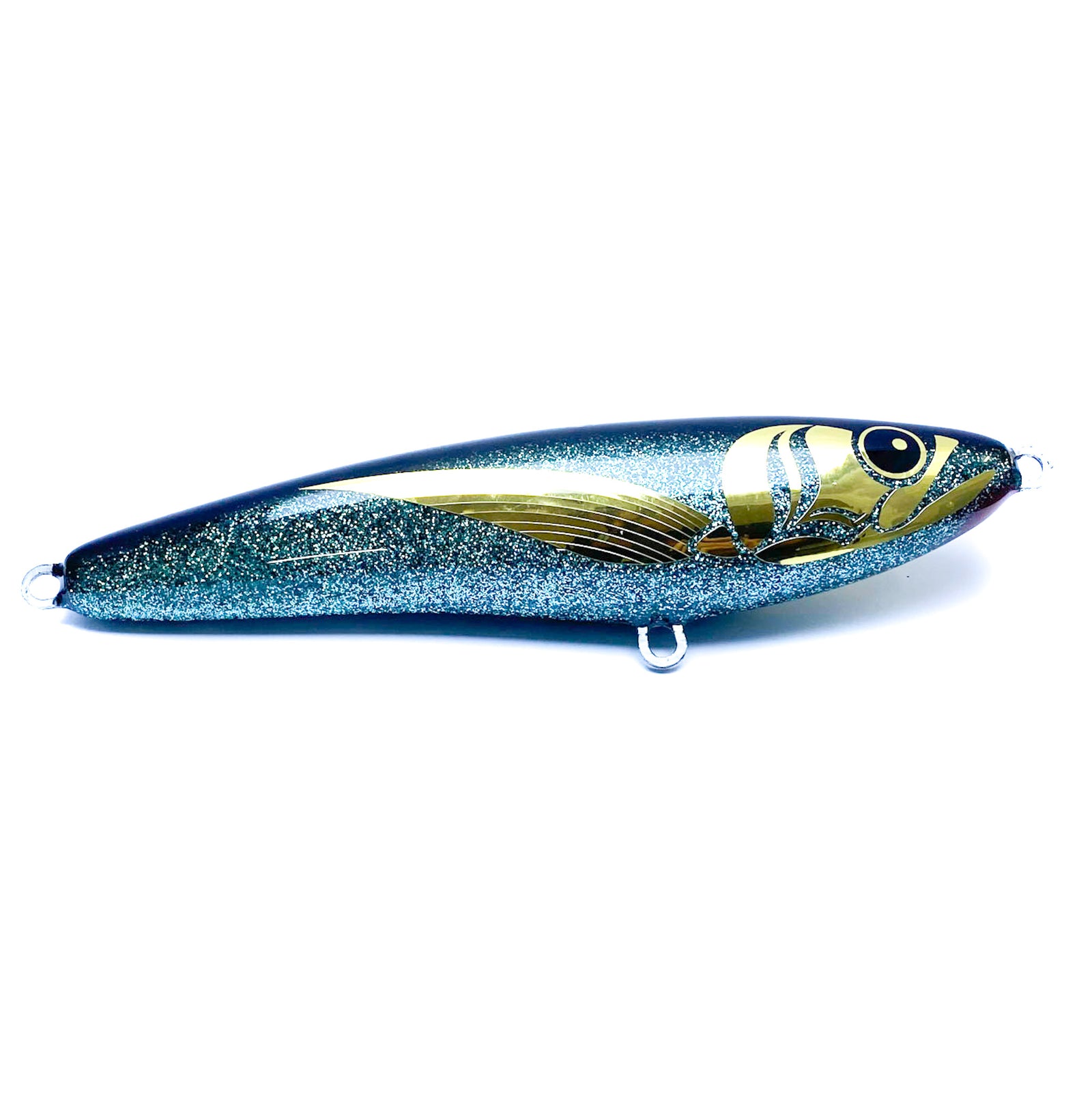 Load Lures Instigator 200S Green Glitter Gold Foil