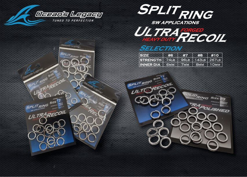 Oceans Legacy Ultra Recoil Split Rings