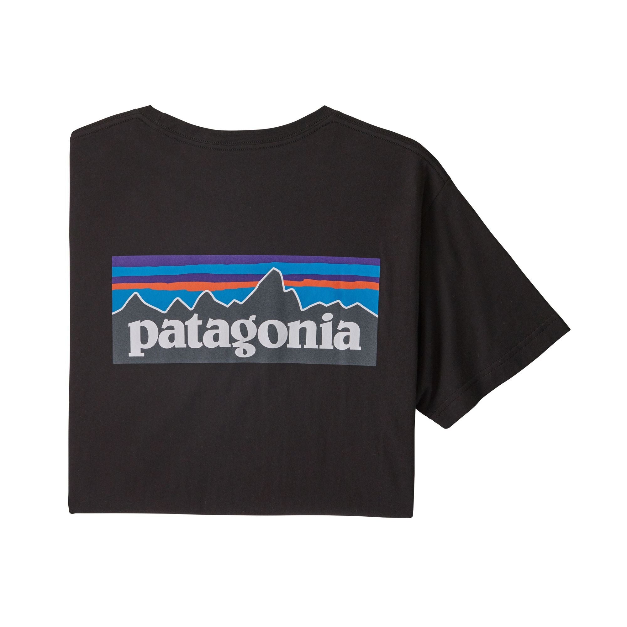 Patagonia P-6 Logo Organic T-Shirt Black