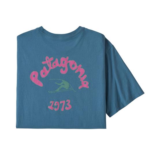 Patagonia Vision Mission Organic T-Shirt Pidgeon Blue
