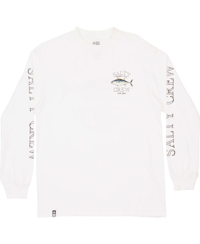 Salty Crew Big Blue Standard Long Sleeve Tee White Front