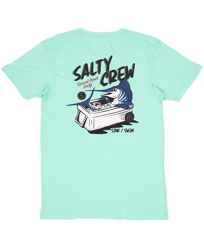 Salty Crew Chillin Premium SS Tee Seafoam Back