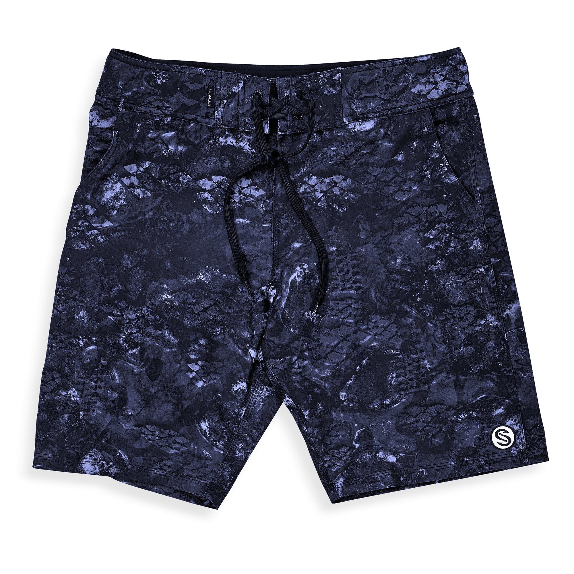 Scales Gear First Mates Boardshort's Black Camo Front