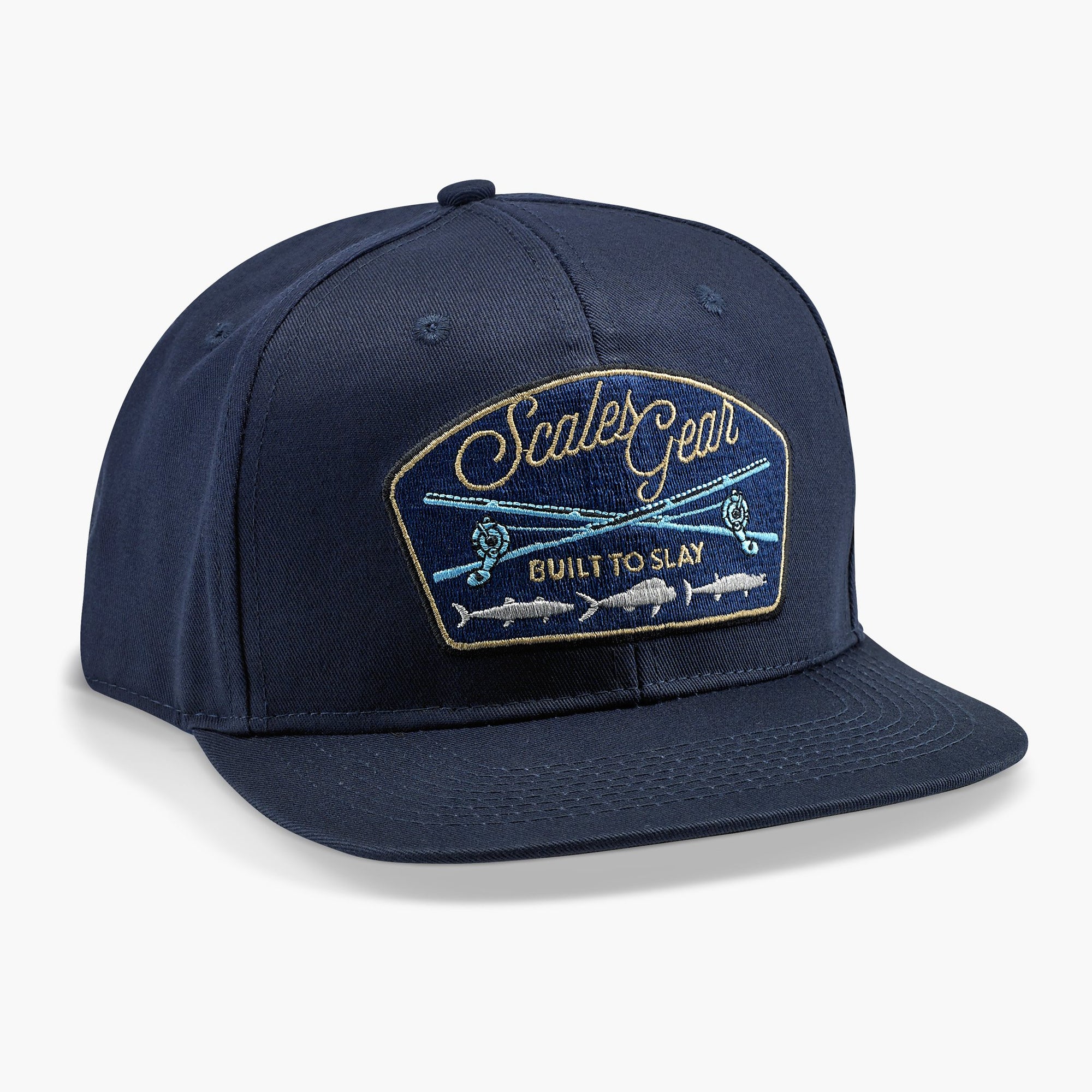 Scales Gear In the Meat Snapback Navy Cap