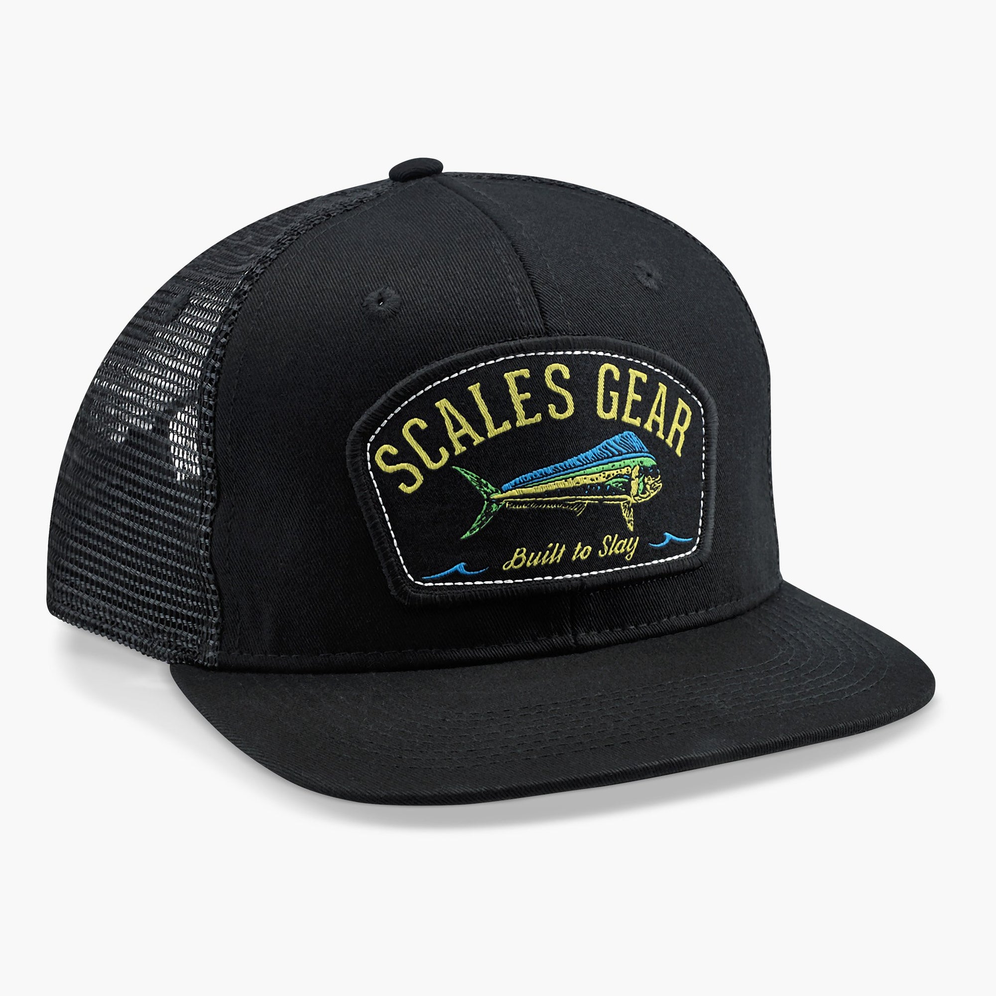 Scales Gear Slay Mahi Trucker Black Cap