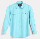 Scales Gear Performance Button Down Slack Tide Mens Saltwater Shirt - Front View