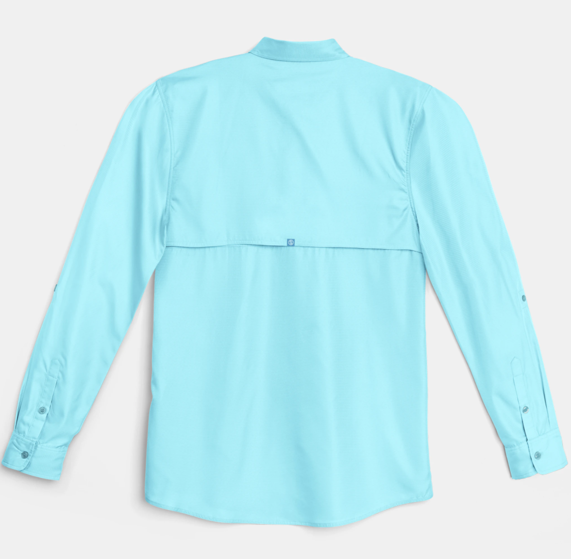 Scales Gear Performance Button Down Slack Tide Mens Saltwater Shirt - Rear View