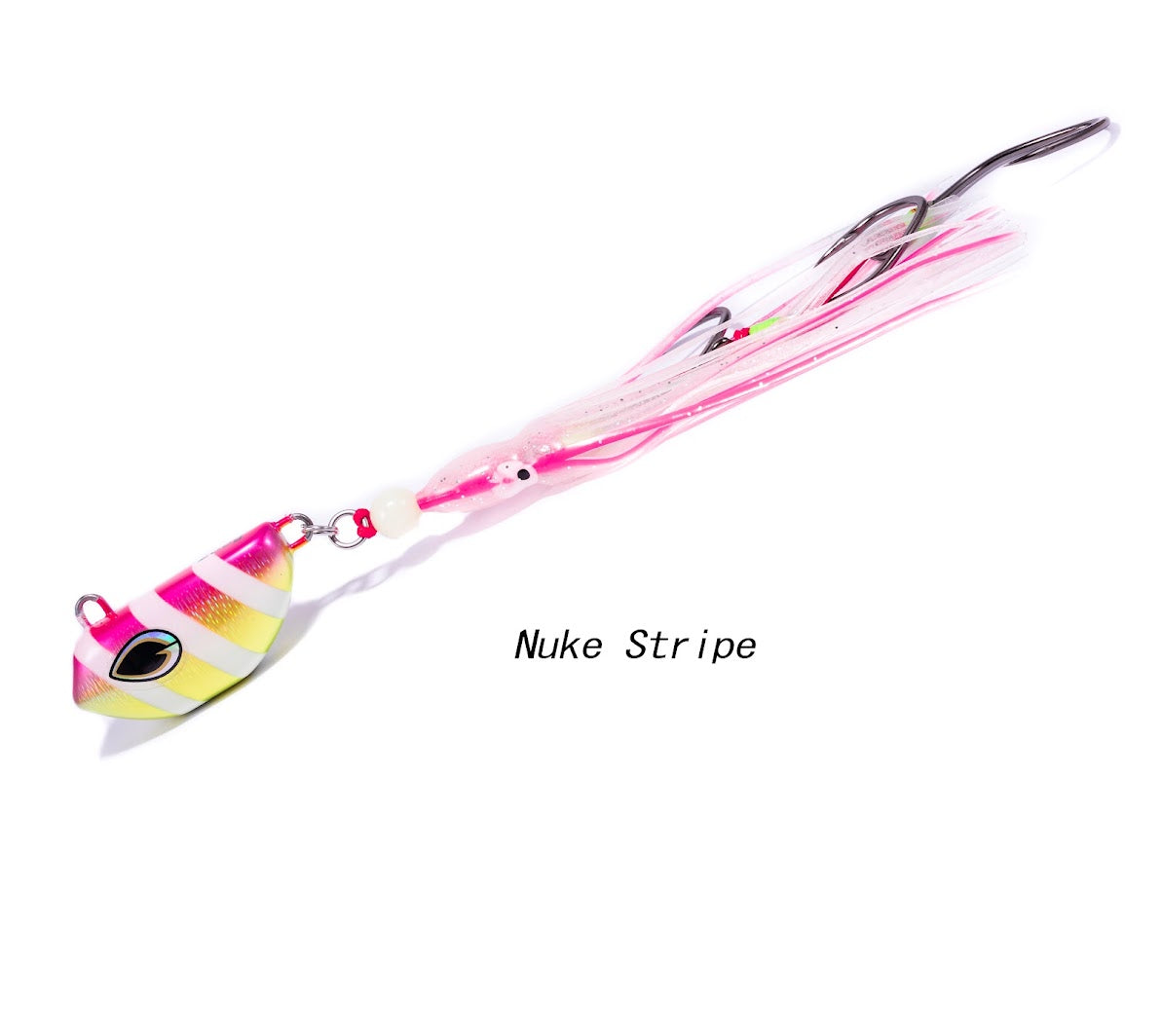 Snapbait Triple Threat Hybrid Bait Jig Nuke Stripe