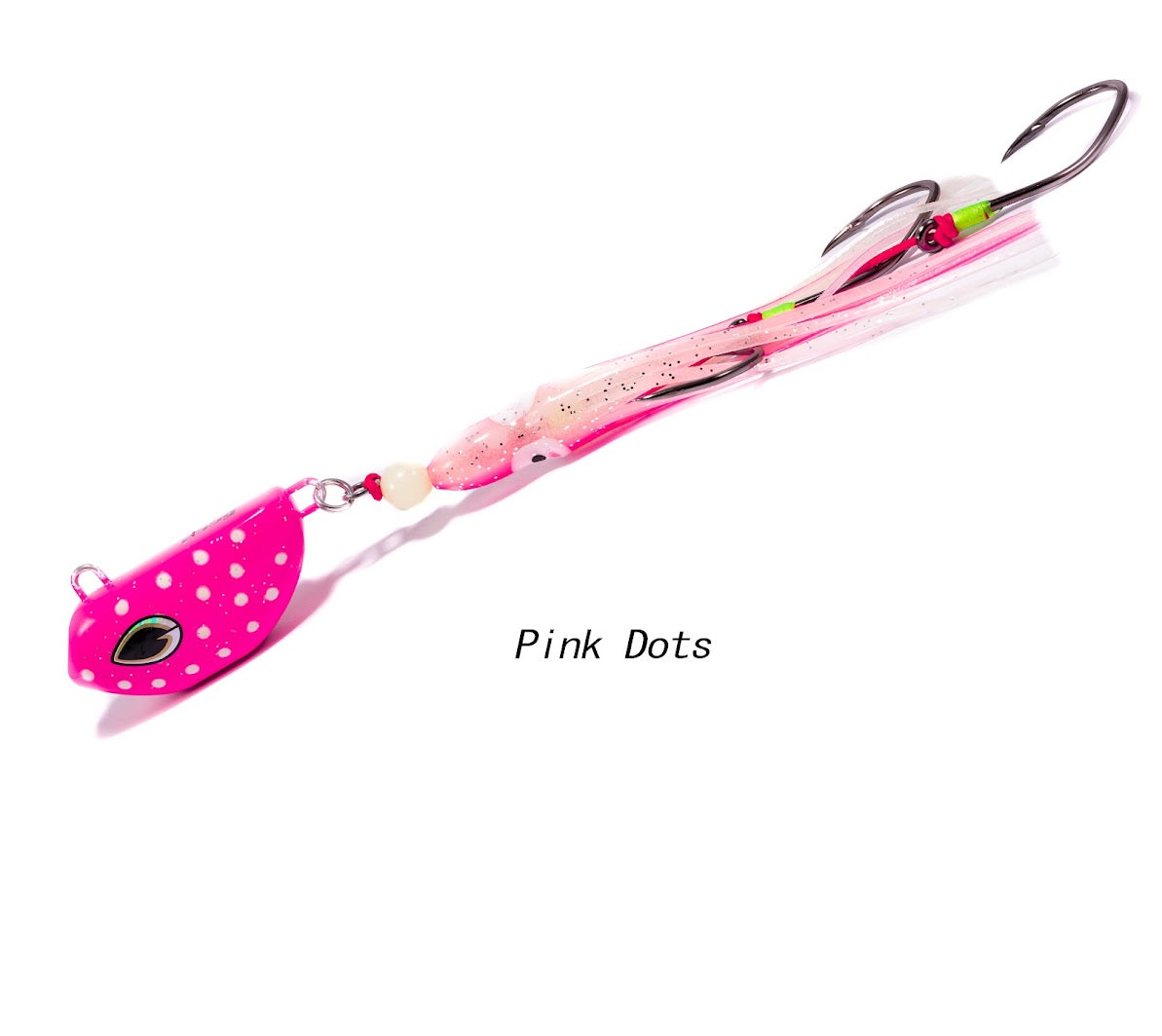 Snapbait Triple Threat Hybrid Bait Jig Pink Dots