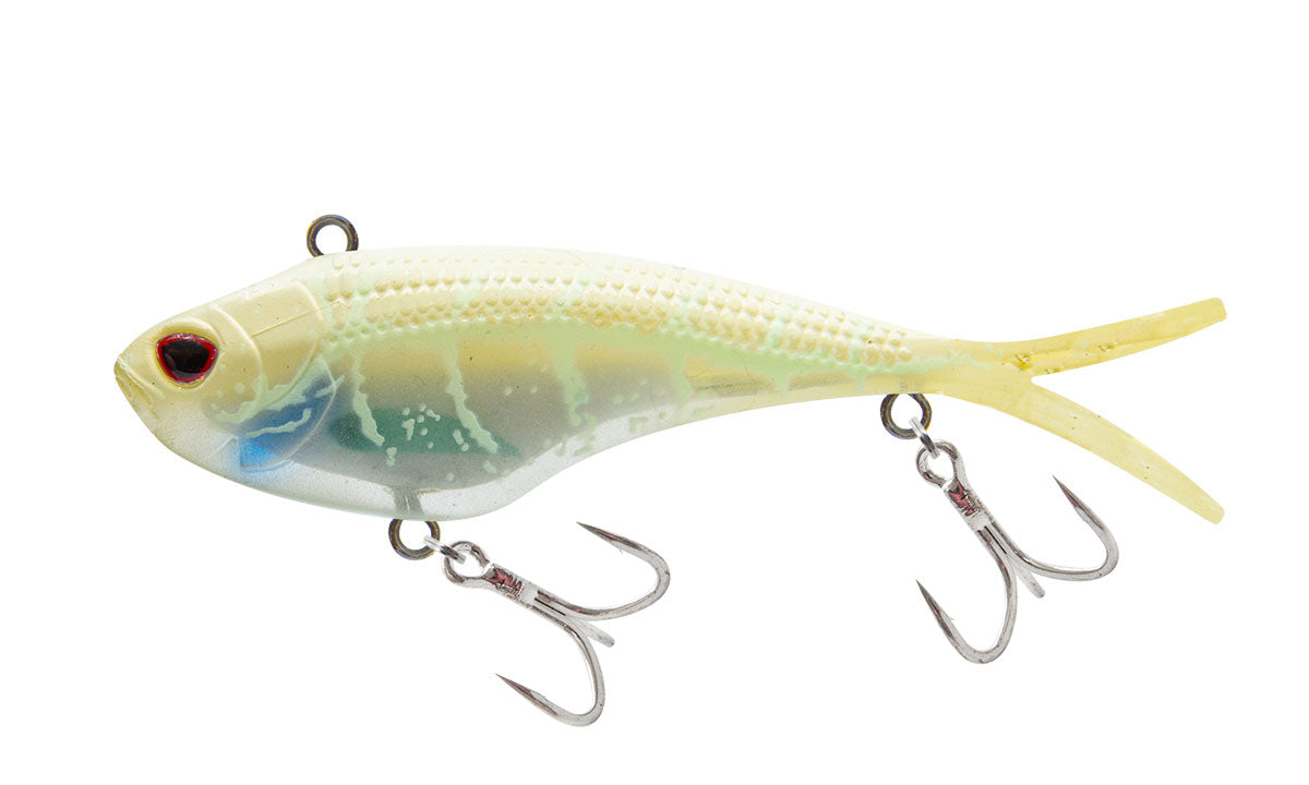 Nomad Design Vertrex Swim Vibe Inshore Lure - 95mm/3.75", 4/5 Oz, Chartreuse Orange