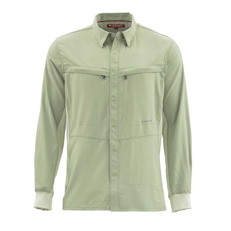 Simms Simms Intruder BiComp Long Sleeve Shirt Sagebrush