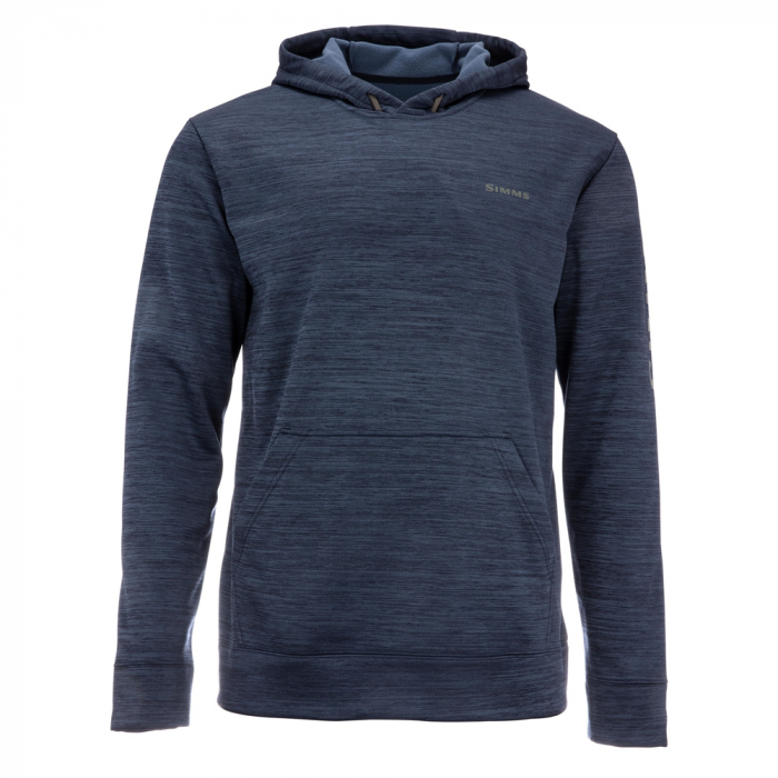 Simms Challenger Hoody Admiral Blue Heather - Front View